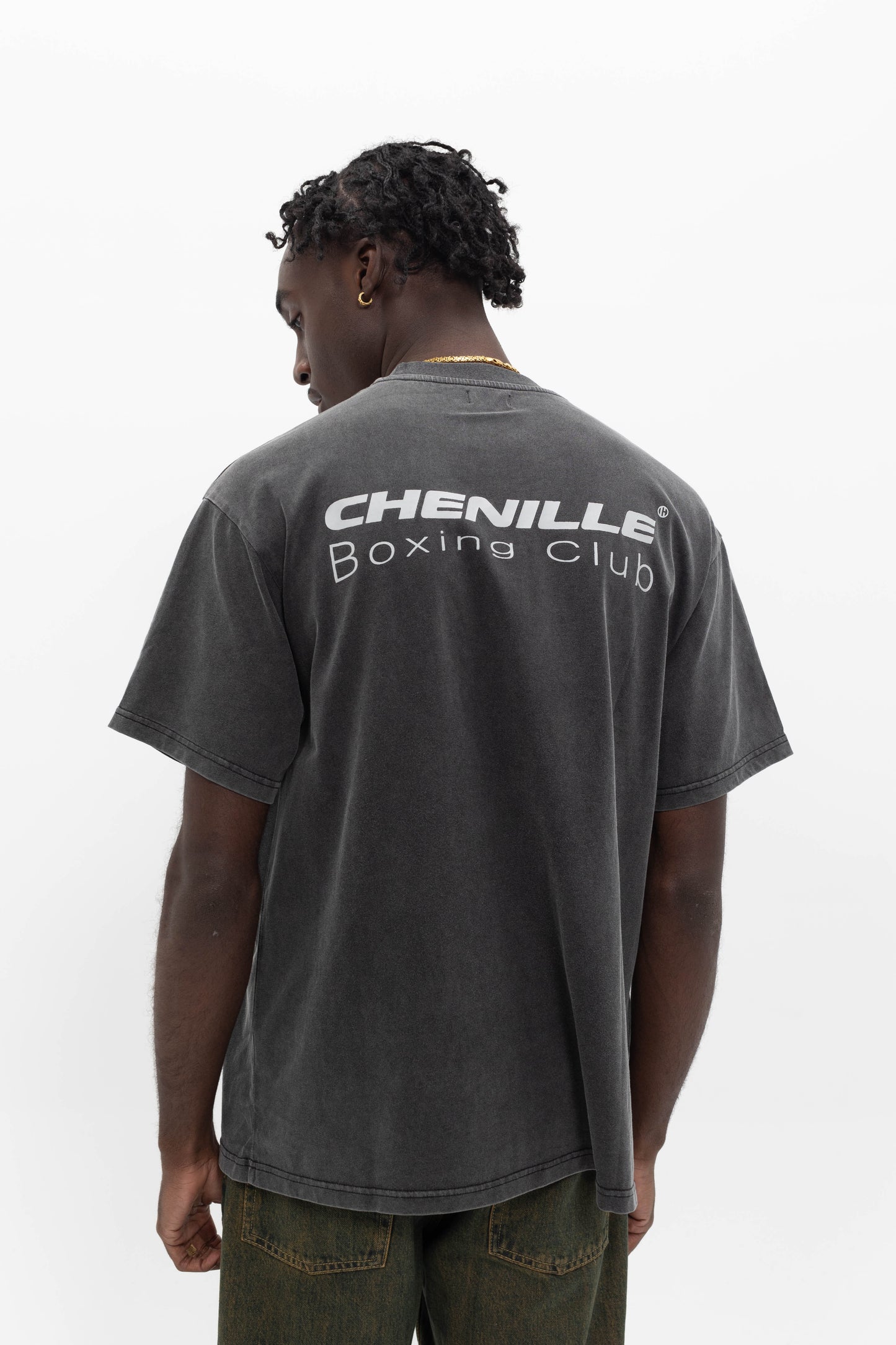CHENILLE TEE VINTAGE GREY