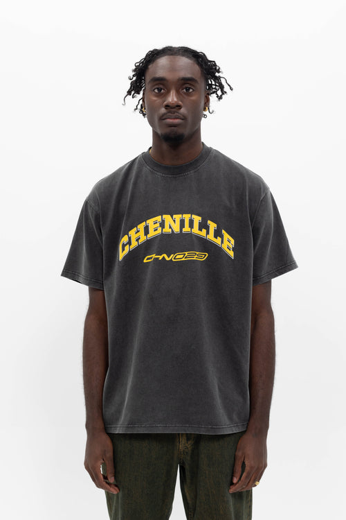 CHENILLE TEE VINTAGE GREY